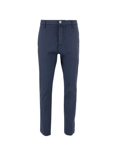 Jacob Cohen Buttoned Straight Jeans In Blue