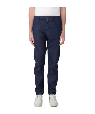 Jacob Cohen Button-fastening Jeans In Blue
