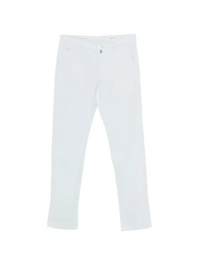 Jacob Cohen Button-fastening Trousers In White