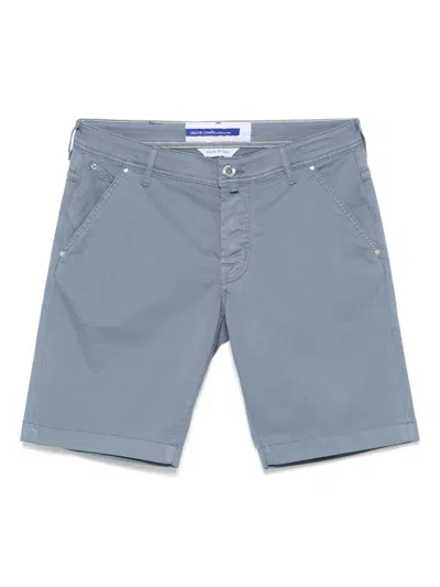 Jacob Cohen Button-up Shorts In Blue