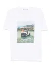 Jacob Cohen Golf-inspired White Cotton T-shirt In White