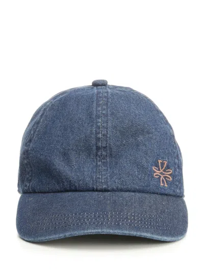 Jacob Cohen Cappellino Baseball S1 Denim Sc Hats Blue In Neutral