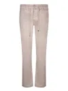 Jacob Cohen Linen And Cotton Trousers In Beige