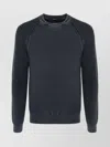 Jacob Cohen Cashmere Crewneck Sweater With Ribbed Cuffs
