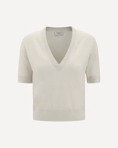 Jacob Cohen Cashmere Sweater In White