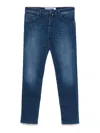Jacob Cohen Slim Fit Nick Vintage Pants In Blue