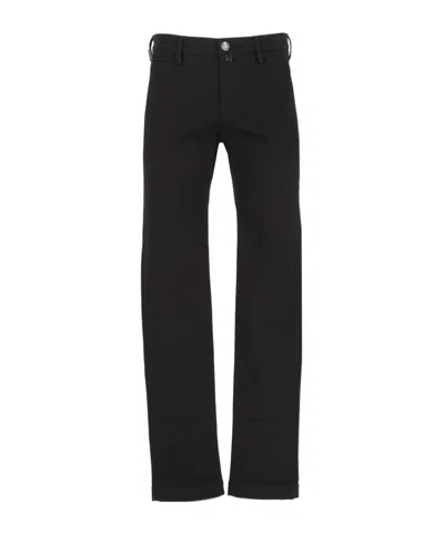 Jacob Cohen Casual Trousers With Belt Loops In Black