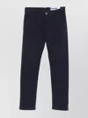 Jacob Cohen Classic Denim Jeans With Button And Zip Closure In Blue