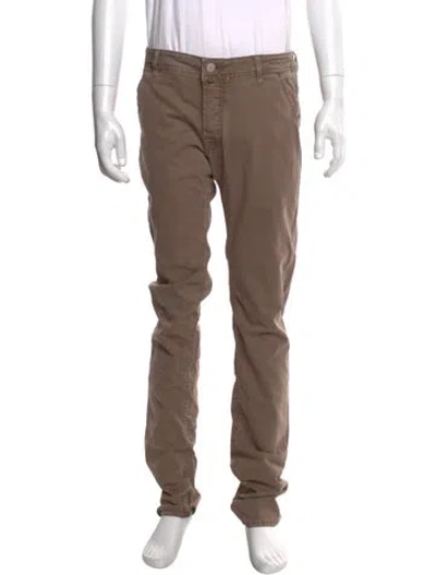 Pre-owned Jacob Cohen Chinos In Brown