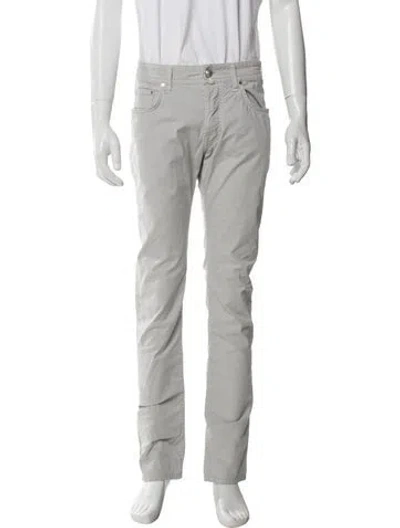 Pre-owned Jacob Cohen Chinos In Gray
