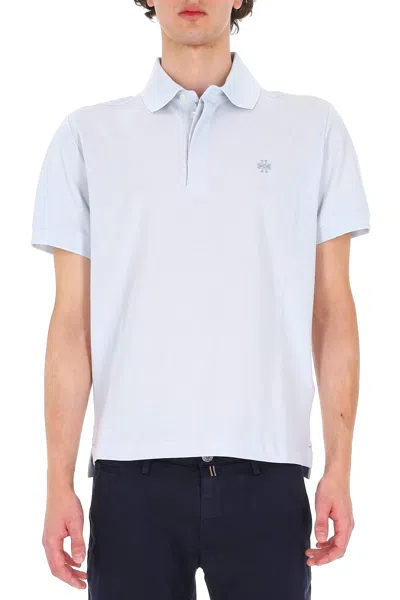 Jacob Cohen Clear Blue Mini Polo Shirt - Men's In Multi