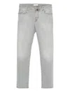 Jacob Cohen Contrast-stitching Jeans In Gray