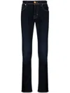 Jacob Cohen Contrast-stitching Skinny Keans In Blue