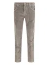 Jacob Cohen Mini Check-print Skinny Trousers In Brown
