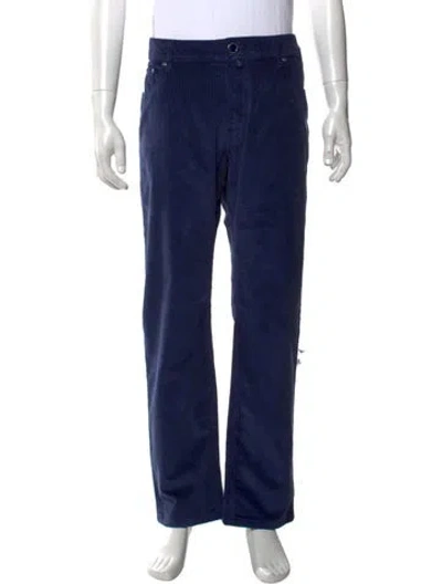 Pre-owned Jacob Cohen Corduroy Pants In Blue