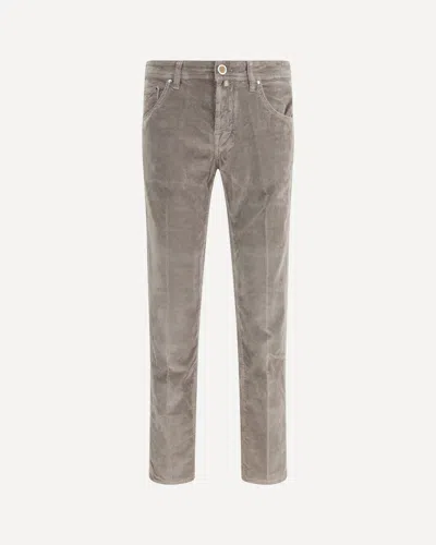 Jacob Cohen Corduroy Pants In Gray