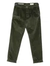 Jacob Cohen Green Cotton Carrot Scott Pants In Green