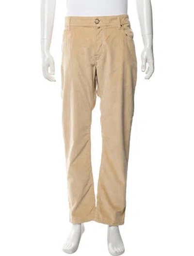 Pre-owned Jacob Cohen Corduroy Pants In Neutral