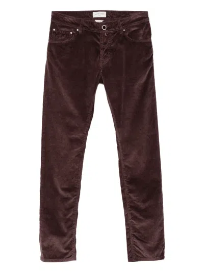 Jacob Cohen Corduroy Pants In Purple