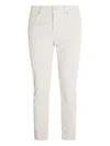Jacob Cohen Corduroy Pocket Trousers In White
