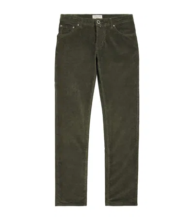 JACOB COHEN CORDUROY SLIM TROUSERS