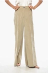 Jacob Cohen Corduroy Taylor Pants With Logo-button In Neutral