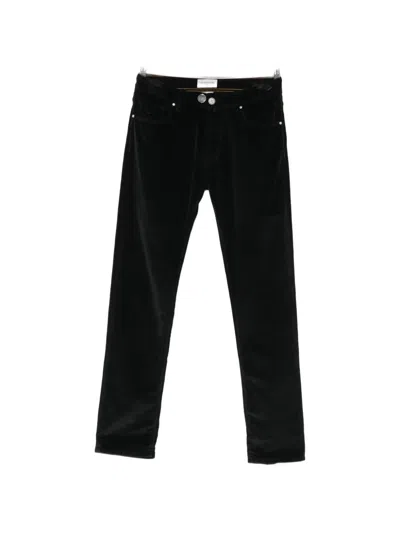 Jacob Cohen Corduroy Trousers In Black