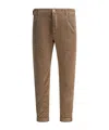 Jacob Cohen Corduroy Pleated Trousers In Brown