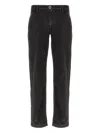 Jacob Cohen Corduroy Trousers With Front And Back Pockets In Gray