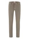Jacob Cohen Mid-rise Straight Trousers In Gray