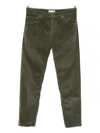 Jacob Cohen Corduroy Trousers In Green
