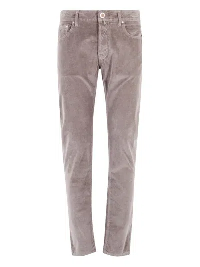 Jacob Cohen Corduroy Trousers In Pink