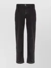 Jacob Cohen Corduroy Trousers With Front And Back Pockets In Brown