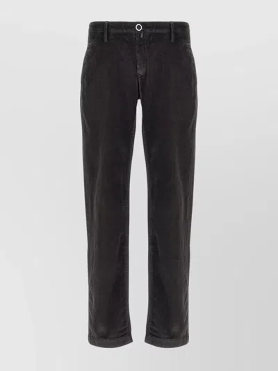 JACOB COHEN CORDUROY TROUSERS WITH FRONT AND BACK POCKETS