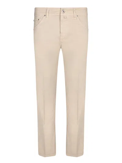 Jacob Cohen Cotton Beige Trousers