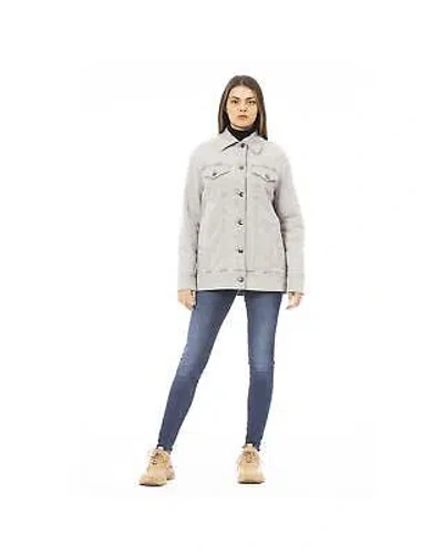 Pre-owned Jacob Cohen Cotton Blend Jacket With Logo-embellished Buttons - Outerwear - In Grey