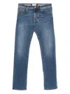 Jacob Cohen Cotton-blend Jeans In Blue