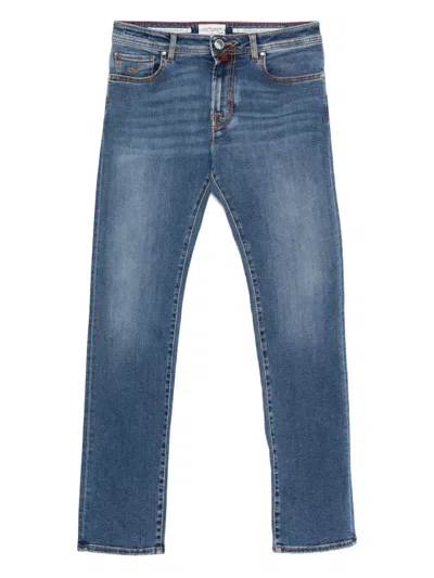 Jacob Cohen Cotton-blend Jeans In Blue