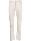 Jacob Cohen Cotton Blend Straight Jeans In White