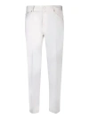 Jacob Cohen Belt Loop Denim Trousers In White