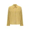 Jacob Cohen Corduroy Overshirt In Gold