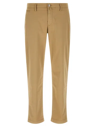 Jacob Cohen Cotton Chino Men's Pants In Brown