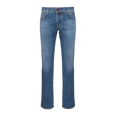 Jacob Cohen Cotton Jeans & Men's Pant In Blue
