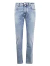 Jacob Cohen Pant 5 Pocket Slim Fit Bard Denim Blue Stretch In Blue