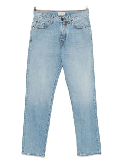Jacob Cohen Cotton Jeans In Blue