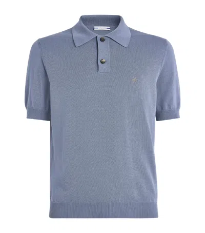 Jacob Cohen Cotton Logo Polo Shirt In Blue