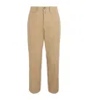 Jacob Cohen Cotton Pleated Justin Trousers In Beige