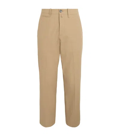Jacob Cohen Cotton Pleated Justin Trousers In Beige