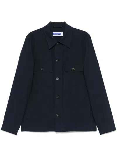 Jacob Cohen Cotton Shirt Jacket In Blue