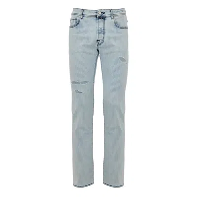 Jacob Cohen Cotton Skinny Men's Jean In Blue